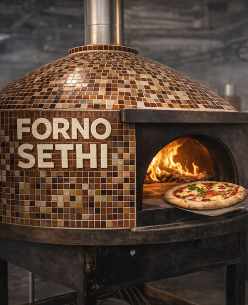 Commercial Wood Fired Pizza Oven by Forno Sethi