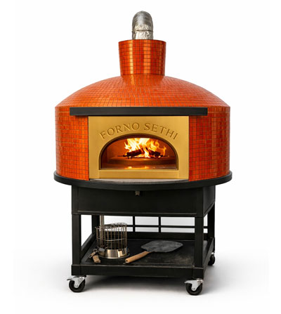 Brick Pizza Ovens on Wheels