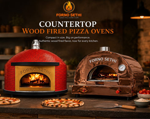 Countertop Wood Fired Pizza Oven