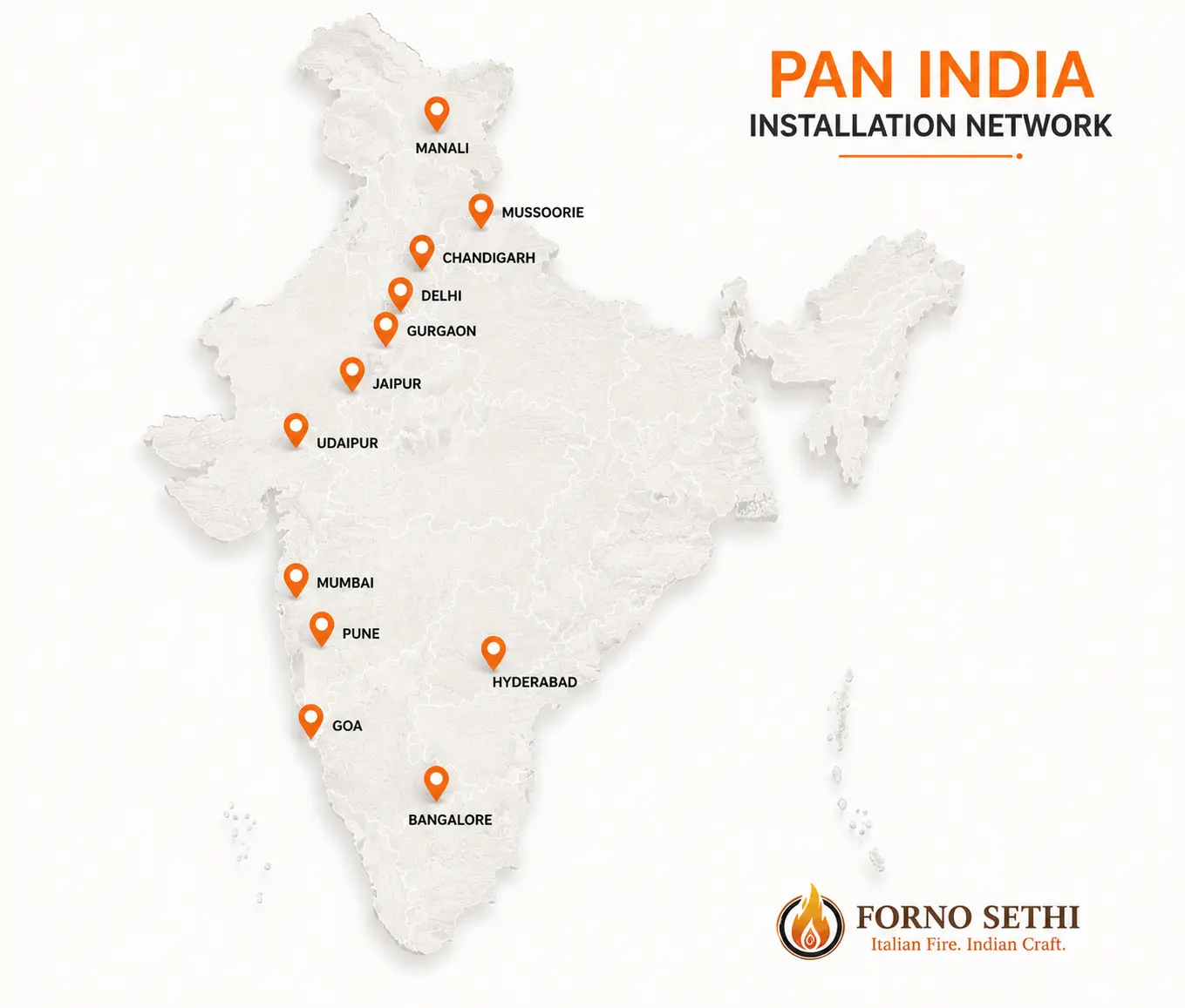 Forno Sethi Commercial Pizza Oven Installation Network Across India