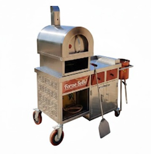 Wood Fired Pizza Oven Cart