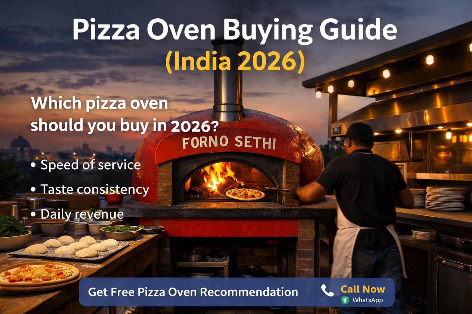 Which Pizza Oven Should You Buy? (Quick Guide for Café, Restaurant & Cloud Kitchen)
