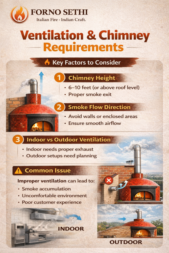 Pizza Oven Ventilation & Chimney Requirements
