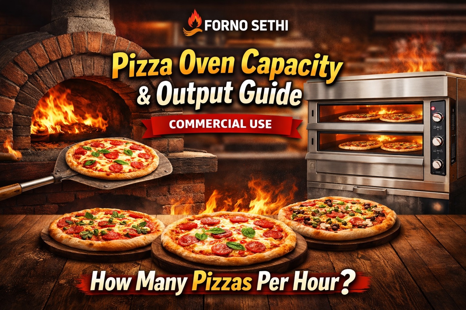 Pizza Oven Capacity Guide: How Many Pizzas Per Hour Can Your Oven Make?