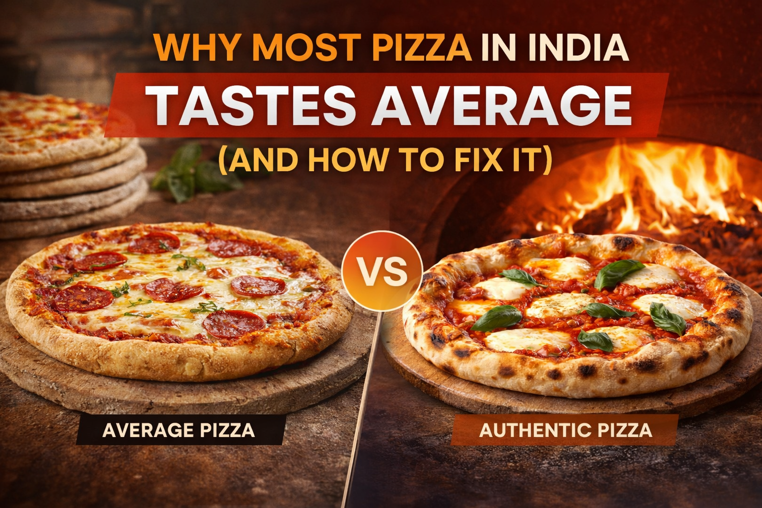 Why Most Pizza in India Tastes Average