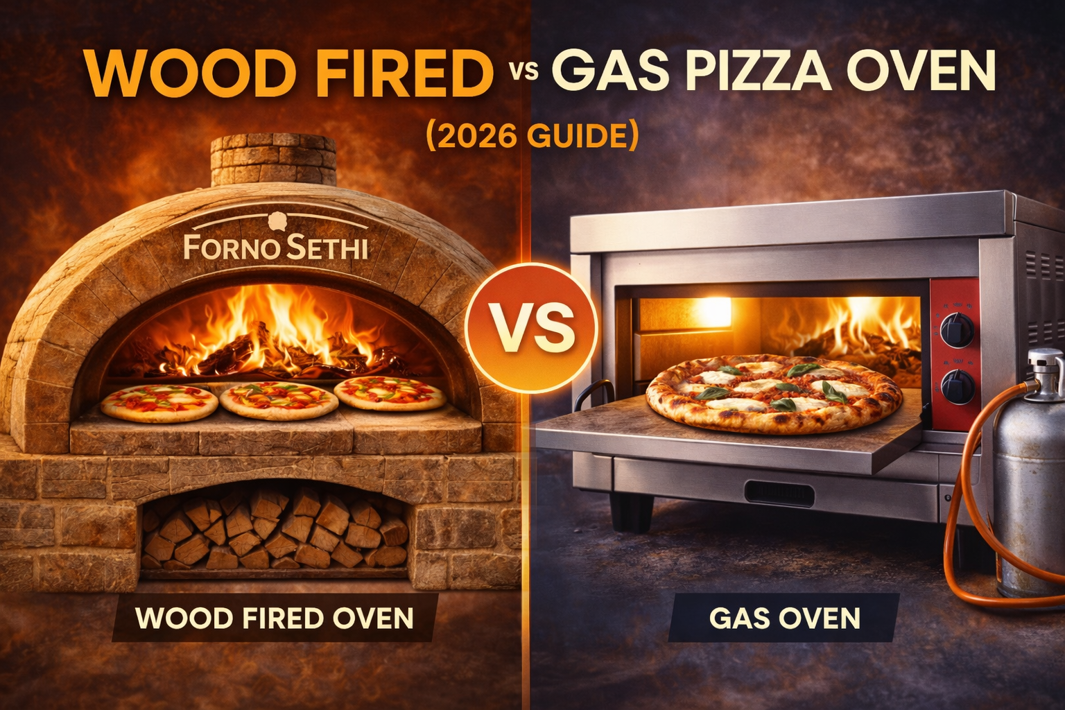 Wood Fired vs Gas Pizza Oven (2026 Guide)