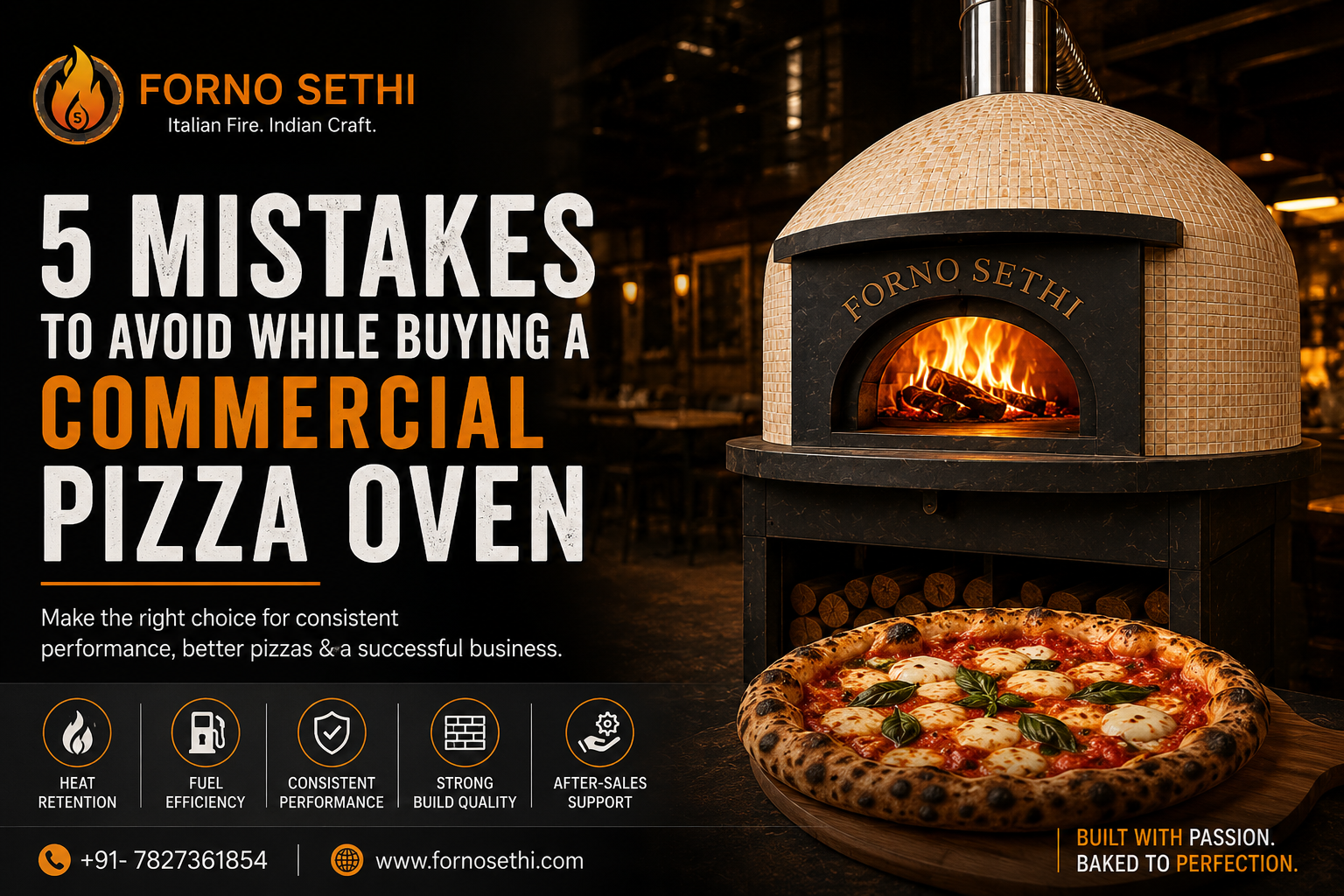 5 Mistakes to Avoid While Buying a Commercial Pizza Oven in India