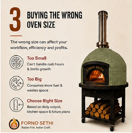 Always purchase best size for your commercial oven 