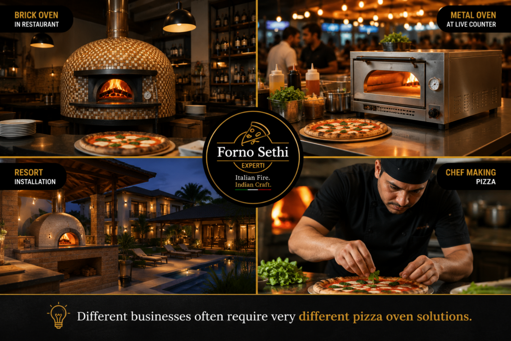 different business requires different ovens